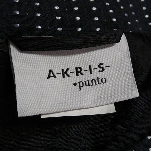 Akris Punto Tweed Zip Up Jacket Size 12 Office Work Corporate Designer Feminine - Picture 7 of 7